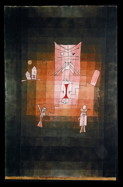 聖猫の山 作： Paul Klee