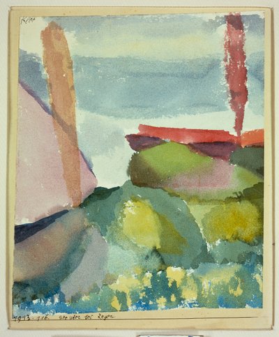 雨の海辺 作： Paul Klee