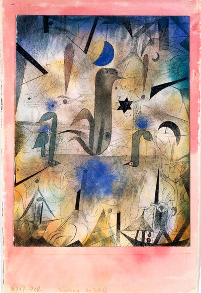 「ボートのサイレン」 作： Paul Klee