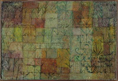 野菜の庭、1925年。 作： Paul Klee