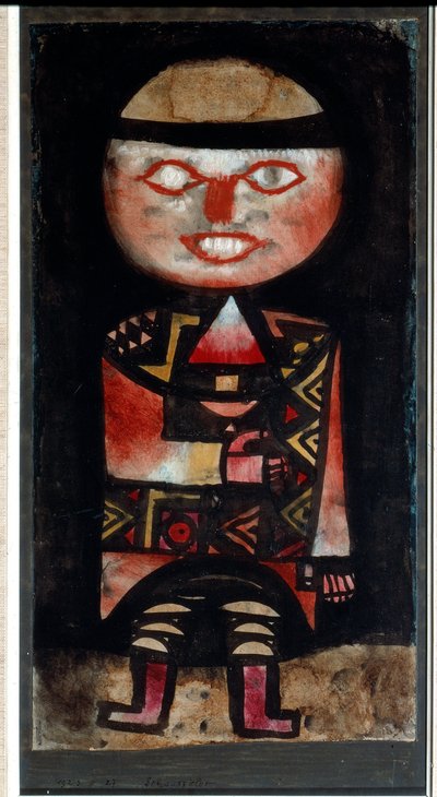 お笑い芸人（絵画 作： Paul Klee