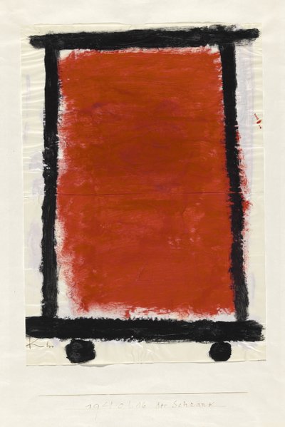 食器棚、1940 作： Paul Klee