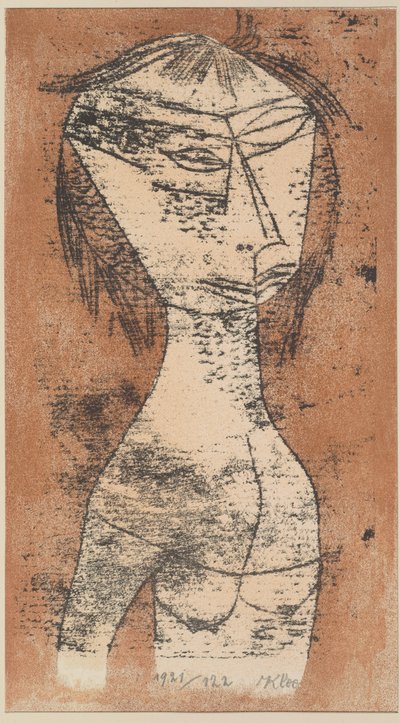 内なる光の聖人、1921年。 作： Paul Klee