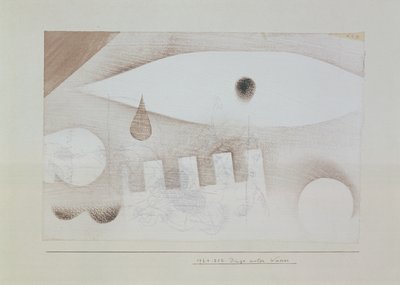 水の下にあるもの 作： Paul Klee