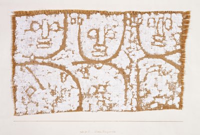 3 つの数字; 三人組団結 作： Paul Klee