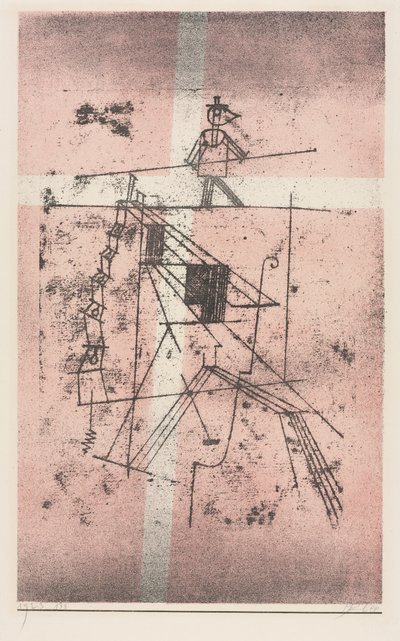 綱渡り師 作： Paul Klee