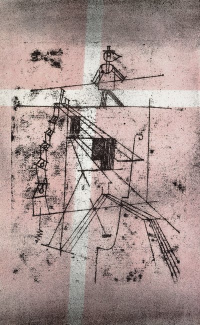 綱渡り師; ザイルタンツァー 作： Paul Klee