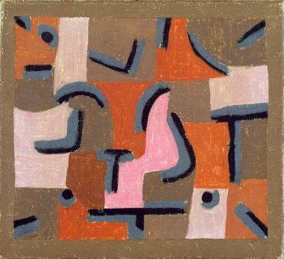 町の中心部 作： Paul Klee