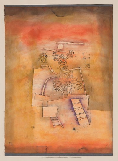 木の文化、1924。 作： Paul Klee