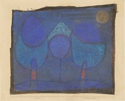 水辺の木、1933年。 作： Paul Klee