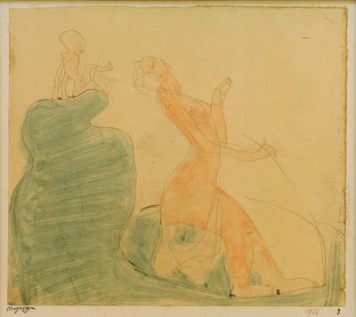 いたずら（アフロディーテといたずらエロス 作： Paul Klee