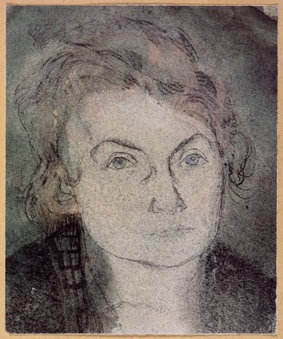 Sem título (Lily Klee-Stumpf) (1876-1946) c.1906 (lápis e aguarela sobre papel) 作： Paul Klee