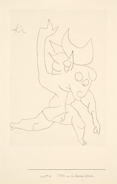 英雄時代の教会、1939年。 作： Paul Klee