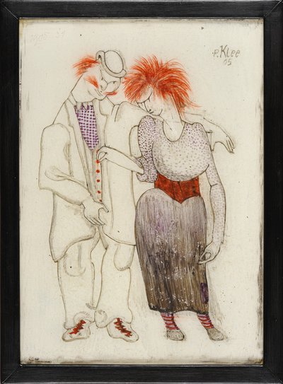 Verkommenes Paar Coupleバッドジャンル、1905年。 作： Paul Klee