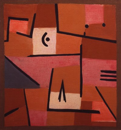 赤からの眺め 作： Paul Klee