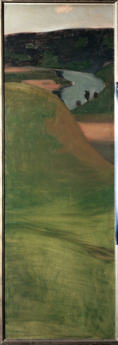 アール渓谷、スイス - 絵画のビュー 作： Paul Klee