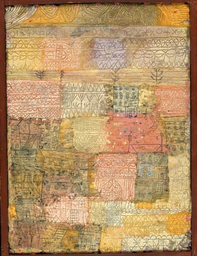 Villas florentines、1926年。 作： Paul Klee