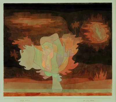 雪の前に 作： Paul Klee