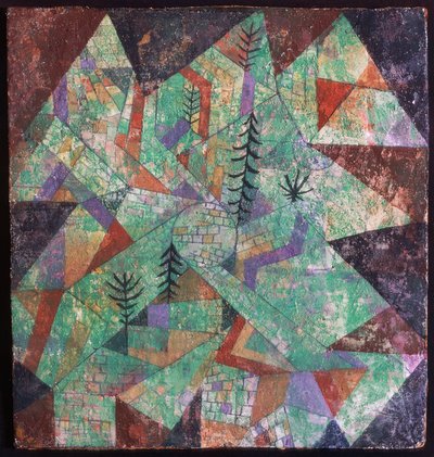 森林建設 作： Paul Klee