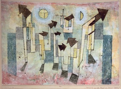 Seinämaalaus kaipauksen temppelistä siellä 作： Paul Klee