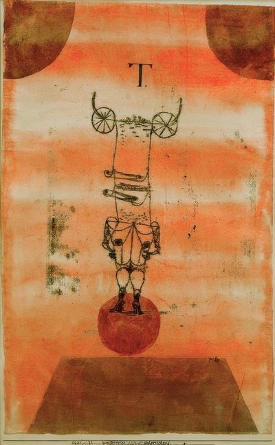 世界を支配する女性の悪魔 作： Paul Klee