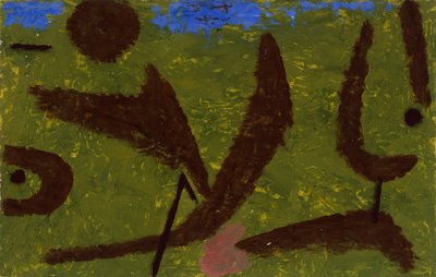 シャモニーの底で起こったこと 作： Paul Klee