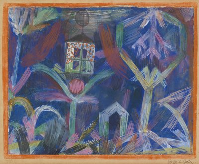 庭の窓。 作： Paul Klee