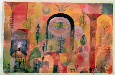 ワシと一緒に 作： Paul Klee
