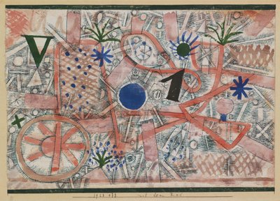 ホイール付き。 作： Paul Klee
