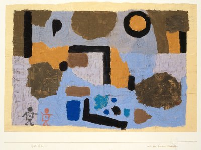 1938年、行方不明の2人とともに。 作： Paul Klee