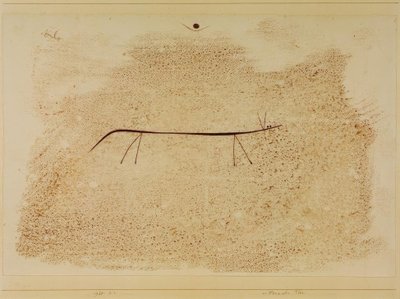 風化する動物 作： Paul Klee