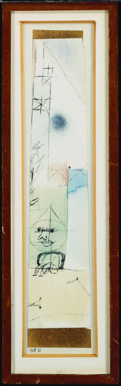 若いピエロ 作： Paul Klee