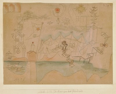 ボートのレンタル会社に引きます。 1918、204 作： Paul Klee