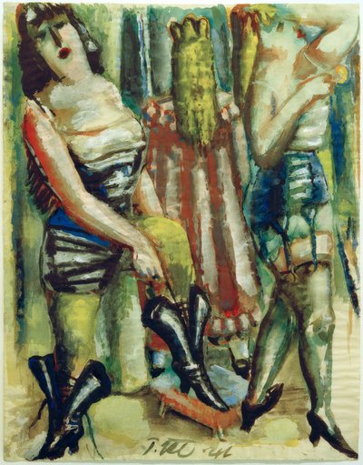 楽屋での3人の女性 作： Paul Kleinschmidt