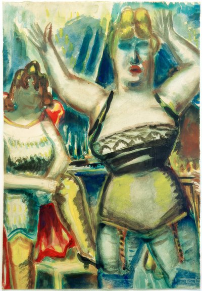 腕を上げた女性 作： Paul Kleinschmidt