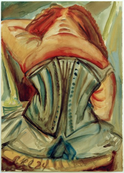 後ろから見た女性 作： Paul Kleinschmidt