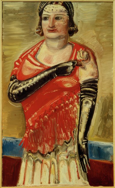 立っている女性 作： Paul Kleinschmidt