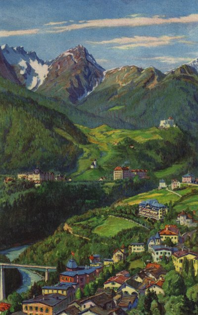 スイスのスパ: Tarasp、Schuls、Vulpera (カラー リソ) 作： Paul Kutscha