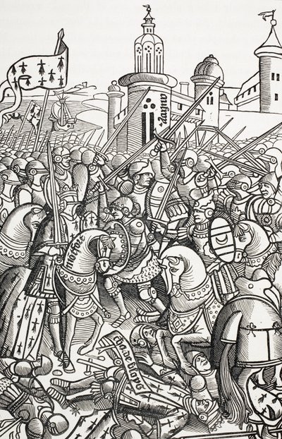 フランス、オーレイの戦い（9月29日 作： Paul Lacroix