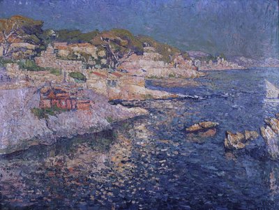 マルセイユ海岸の断崖 作： Paul Leduc