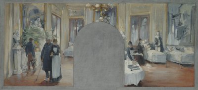 フランセ劇場の内部、1871 作： Paul Louis Delance