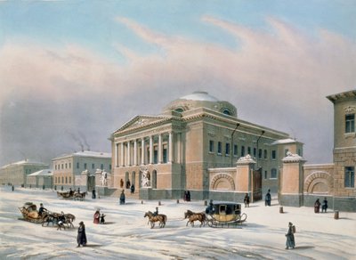 ルイスピエールアルフォンスビシェボワ（1801-50）、1840年代によって印刷されたモスクワのチュートリアルカウンシルの家 作： Paul Marie Roussel