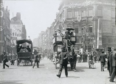 ルートゲートサーカス、ロンドン、女王のジュビリー、1897年の準備 作： Paul Martin