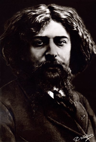 アルフォンス・ドーデ、1880年頃（写真） 作： Paul Nadar