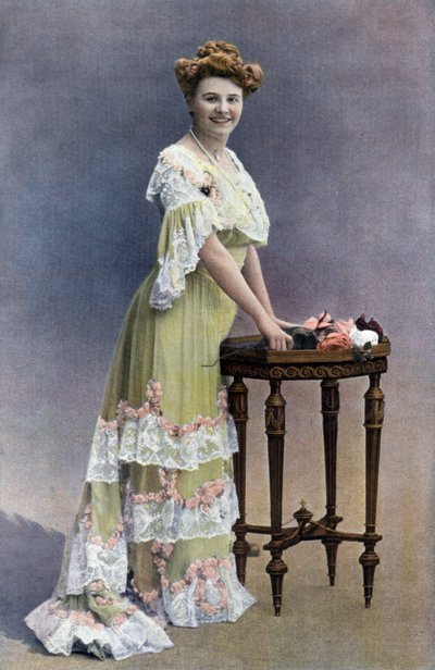 フランスのコメディアン、ブランシュ・トゥータン（ポール・ナダール撮影、1905年2月フランス紙「Le Theatre」より 作： Paul Nadar