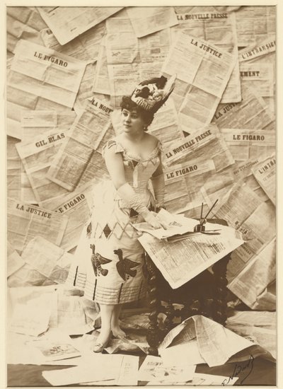 [ボーメイン夫人、ヴァラエテ劇場]。 作： Paul Nadar