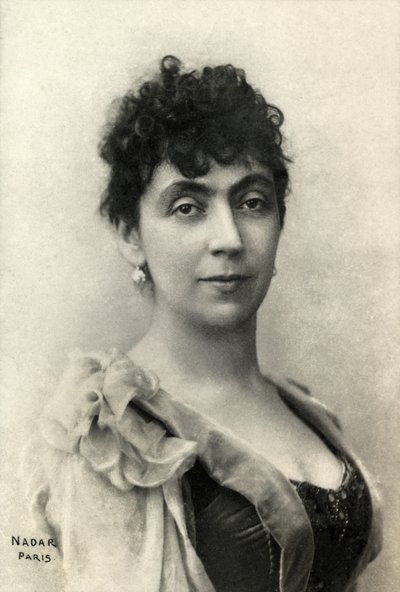 マドレーヌ・ルメールの肖像（写真） 作： Paul Nadar