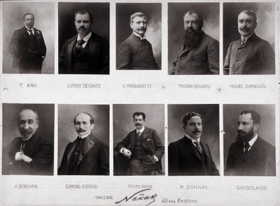ポール・ナダールによる10枚のポートレイト（モノクロ写真 作： Paul Nadar