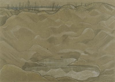 シェル クレーター 作： Paul Nash