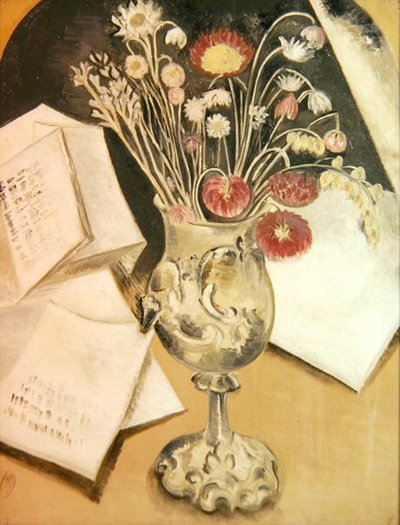 花束（キャンバスに油彩） 作： Paul Nash